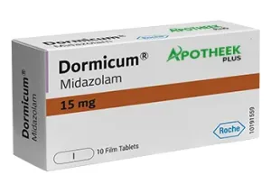 Dormicum 15 mg Midazolam 30 Tablets