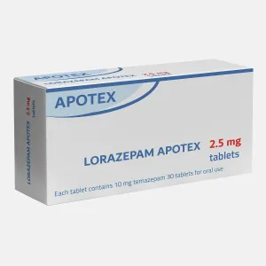 Lorazepam 2.5mg 30 Tablets