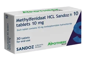 Ritalin Methylfenidaat HCI Sandoz 10mg 30 Tablets